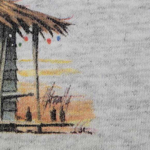 Vintage 2005 Bird Parrot Shirt S/M 20x26 Gray Beaks Bikers - Picture 11 of 15